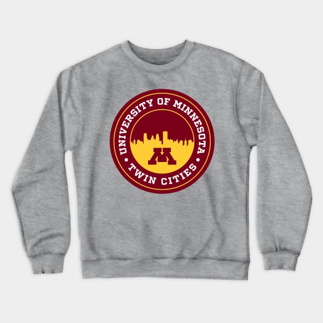 Twin Cities - Minnesota Crewneck Sweatshirt by Josh Wuflestad